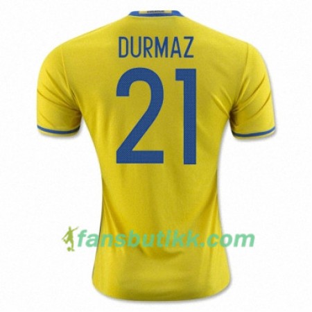 Fotballdrakt Sverige JIMMY DURMAZ Hjemmetrøye Euro 2016