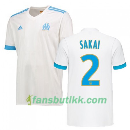 Fotballdrakt Olympique de Marseille HIROKI SAKAI 2 Hjemmetrøye 2017-2018 Kortermet