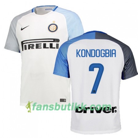 Fotballdrakt Inter KONDOGBIA 7 Bortetrøye 2017-2018 Kortermet