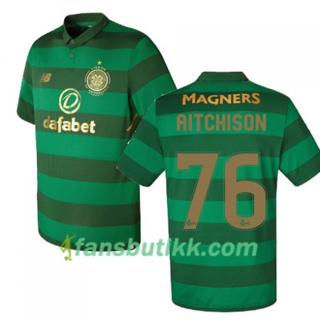 Fotballdrakt Celtic FC Jack Aitchison Bortetrøye 2017-2018 Kortermet