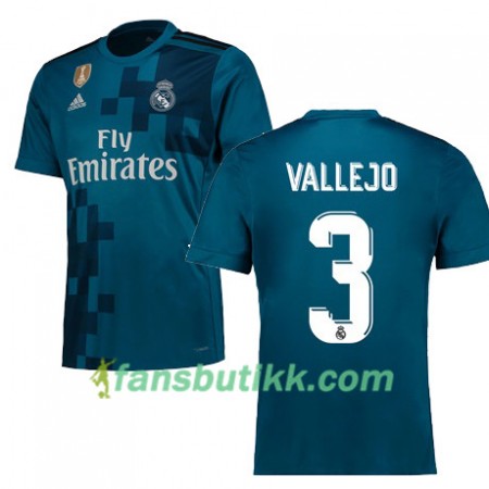 Fotballdrakt Real Madrid JESUS VALLEJO 3 Tredjetrøye 2017-2018 Kortermet