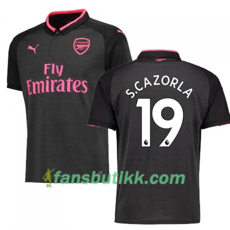 Fotballdrakt Arsenal S CAZORLA 19 Tredjetrøye 2017-2018 Kortermet