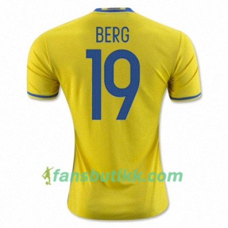 Fotballdrakt Sverige MARCUS BERG Hjemmetrøye Euro 2016