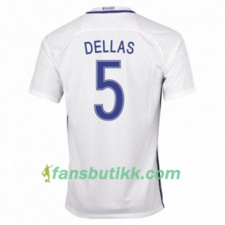 Fotballdrakt Hellas TRAIANOS DELLAS Hjemmetrøye 2016/17 Kortermet