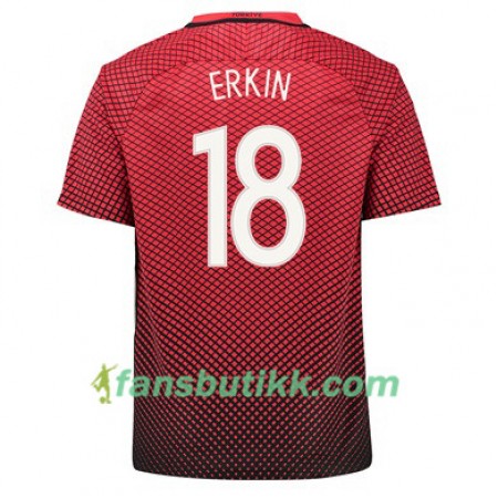Fotballdrakt Tyrkia CANER ERKIN Hjemmetrøye Euro 2016