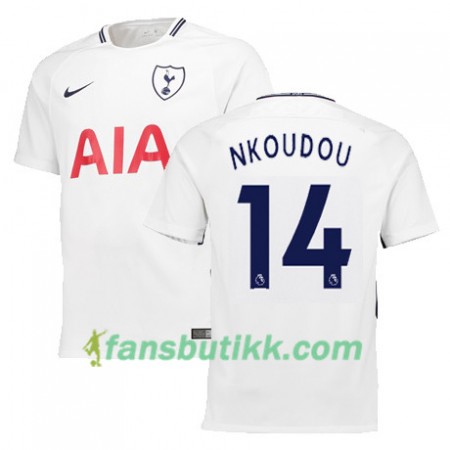Fotballdrakt Tottenham Hotspur NKoudou 14 Hjemmetrøye 2017-2018 Kortermet