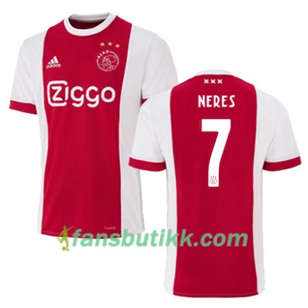 Fotballdrakt AFC Ajax David Neres 7 Hjemmetrøye 2017-2018 Kortermet