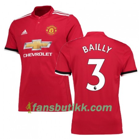 Fotballdrakt Manchester United BAILLY 3 Hjemmetrøye 2017-2018 Kortermet