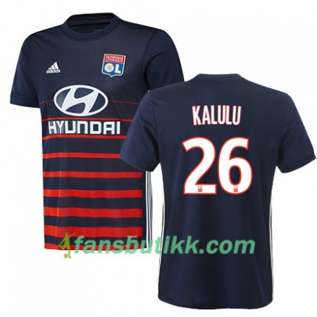 Fotballdrakt Olympique Lyonnais ALDO KALULU 26 Bortetrøye 2017-2018 Kortermet