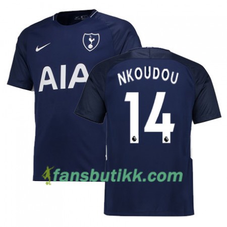 Fotballdrakt Tottenham Hotspur NKoudou 14 Bortetrøye 2017-2018 Kortermet