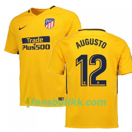 Fotballdrakt Atlético Madrid AUGUSTO 12 Bortetrøye 2017-2018 Kortermet