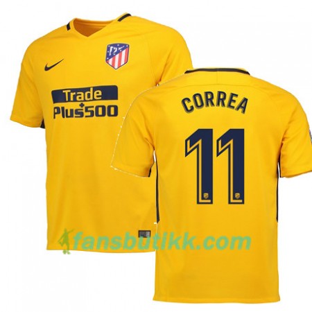 Fotballdrakt Atlético Madrid CORREA 11 Bortetrøye 2017-2018 Kortermet
