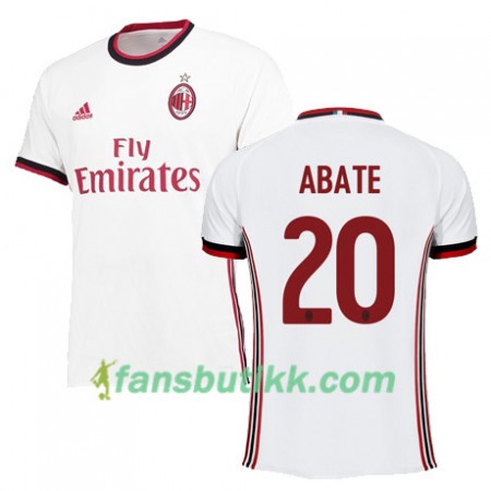 Fotballdrakt AC Milan ABATE 20 Bortetrøye 2017-2018 Kortermet