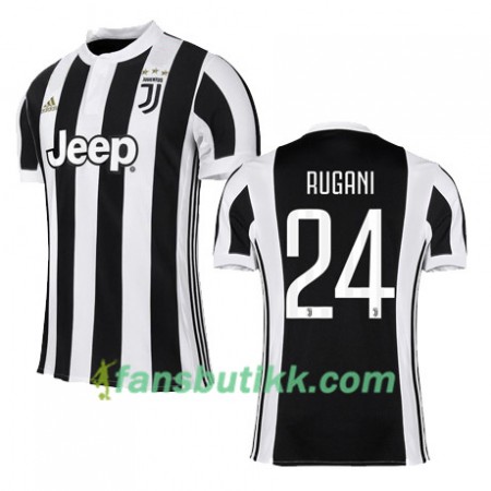 Fotballdrakt Juventus RUGANI 24 Hjemmetrøye 2017-2018 Kortermet