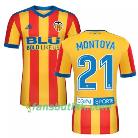 Fotballdrakt Valencia CF MONTOYA Bortetrøye 2017-2018 Kortermet