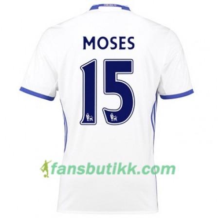 Fotballdrakt Chelsea MOSES 15 Tredjetrøye 2017-2018 Kortermet