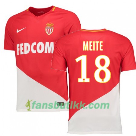 Fotballdrakt AS Monaco MEITE 18 Hjemmetrøye 2017-2018 Kortermet
