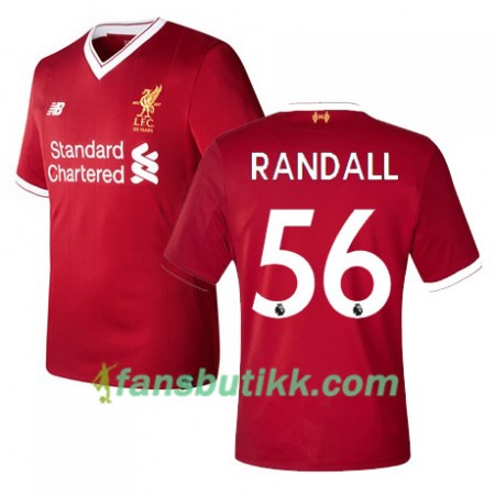 Fotballdrakt Liverpool RANDALL 56 Hjemmetrøye 2017-2018 Kortermet