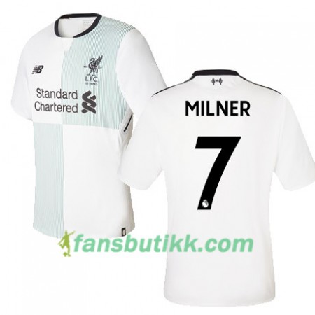 Fotballdrakt Liverpool MILNER 7 Bortetrøye 2017-2018 Kortermet
