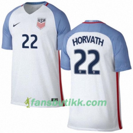 Fotballdrakt USA ETHAN HORVATH Hjemmetrøye 2016/17 Kortermet