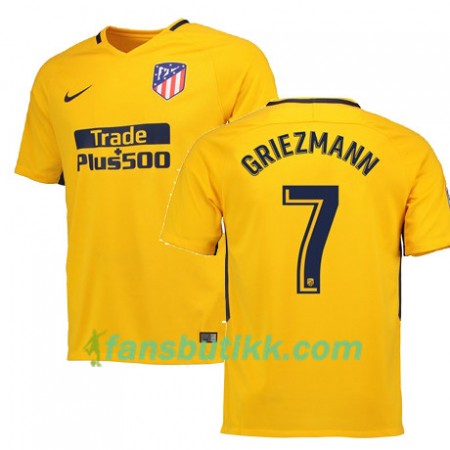 Fotballdrakt Atlético Madrid GRIEZMANN 7 Bortetrøye 2017-2018 Kortermet