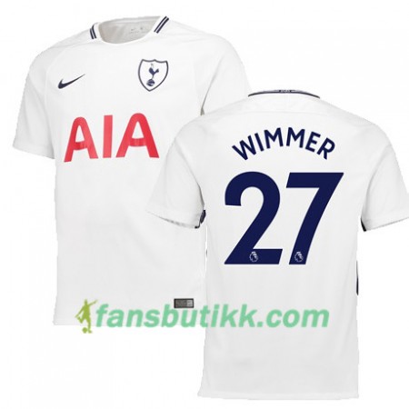 Fotballdrakt Tottenham Hotspur WIMMER 27 Hjemmetrøye 2017-2018 Kortermet