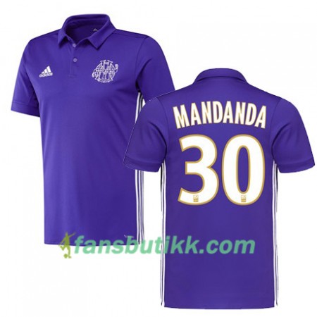 Fotballdrakt Olympique de Marseille MANDANDA 30 Tredjetrøye 2017-2018 Kortermet
