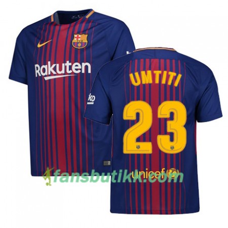 Fotballdrakt FC Barcelona Samuel Umtiti 23 Hjemmetrøye 2017-2018 Kortermet