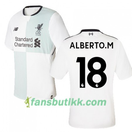 Fotballdrakt Liverpool ALBERTO M 18 Bortetrøye 2017-2018 Kortermet