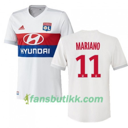 Fotballdrakt Olympique Lyonnais MARIANO DIAZ 11 Hjemmetrøye 2017-2018 Kortermet