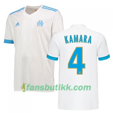 Fotballdrakt Olympique de Marseille KAMARA 4 Hjemmetrøye 2017-2018 Kortermet