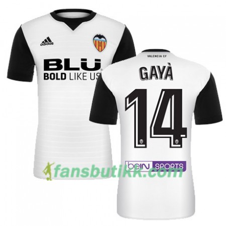 Fotballdrakt Valencia CF GAYA Hjemmetrøye 2017-2018 Kortermet