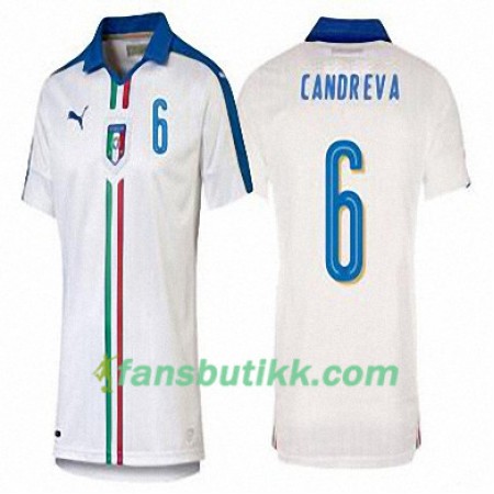 Fotballdrakt Italia ANTONIO CANDREVA Bortetrøye Euro 2016