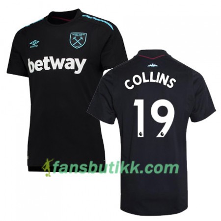 Fotballdrakt West Ham United COLLINS Bortetrøye 2017-2018 Kortermet