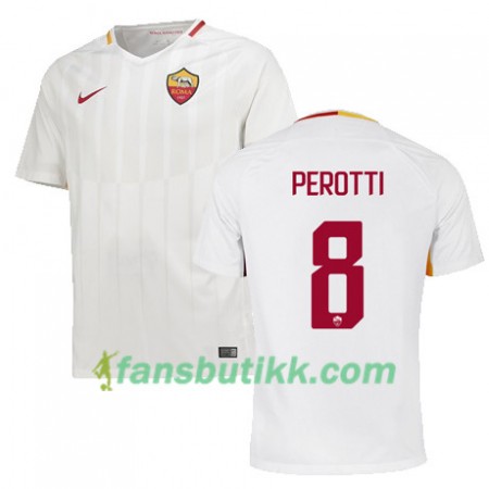 Fotballdrakt AS Roma PEROTTI 8 Bortetrøye 2017-2018 Kortermet