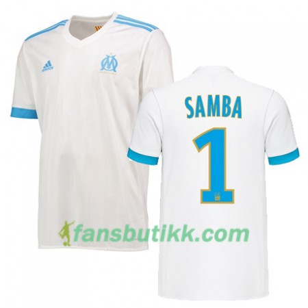 Fotballdrakt Olympique de Marseille BRICE SAMBA 1 Hjemmetrøye 2017-2018 Kortermet