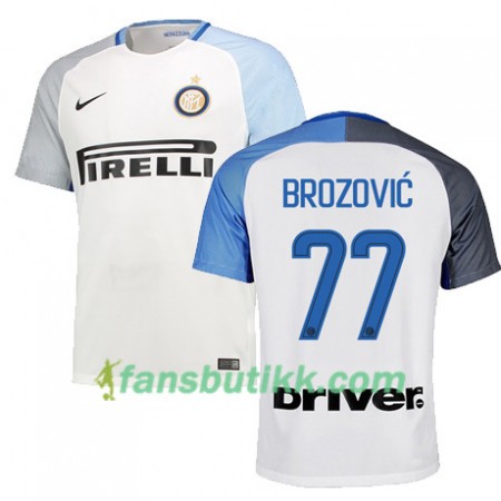 Fotballdrakt Inter BROZOVIC 77 Bortetrøye 2017-2018 Kortermet