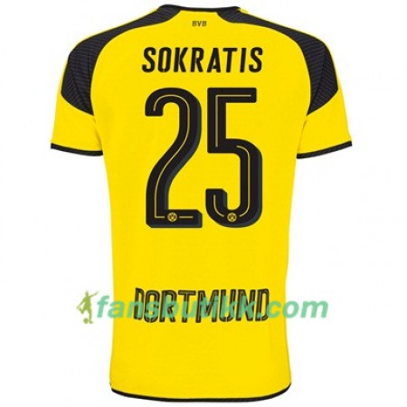 Fotballdrakt Borussia Dortmund SOKRATIS 25 Tredjetrøye 2017-2018 Kortermet