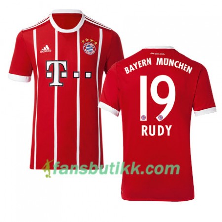 Fotballdrakt FC Bayern München RUDY 19 Hjemmetrøye 2017-2018 Kortermet
