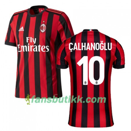 Fotballdrakt AC Milan CALHANOGLU 10 Hjemmetrøye 2017-2018 Kortermet