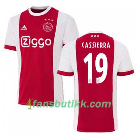 Fotballdrakt AFC Ajax MATEO CASSIERRA 19 Hjemmetrøye 2017-2018 Kortermet
