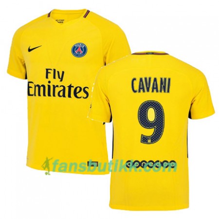 Fotballdrakt Paris SG EDINSON CAVANI 9 Bortetrøye 2017-2018 Kortermet