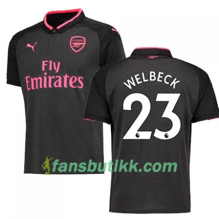 Fotballdrakt Arsenal WELBECK 23 Tredjetrøye 2017-2018 Kortermet