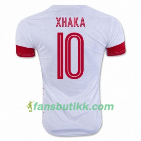 Fotballdrakt Sveits GRANIT XHAKA Bortetrøye Euro 2016
