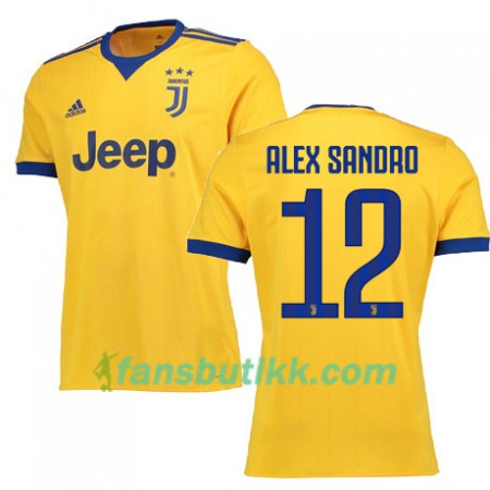 Fotballdrakt Juventus ALEX SANDRO 12 Bortetrøye 2017-2018 Kortermet