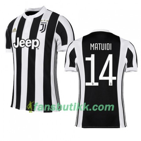 Fotballdrakt Juventus MATUIDI 14 Hjemmetrøye 2017-2018 Kortermet