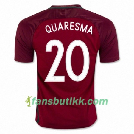 Fotballdrakt Portugal RICARDO QUARESMA Hjemmetrøye Euro 2016