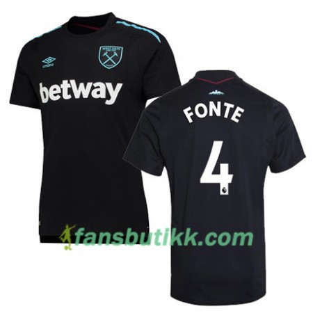 Fotballdrakt West Ham United FONTE Bortetrøye 2017-2018 Kortermet