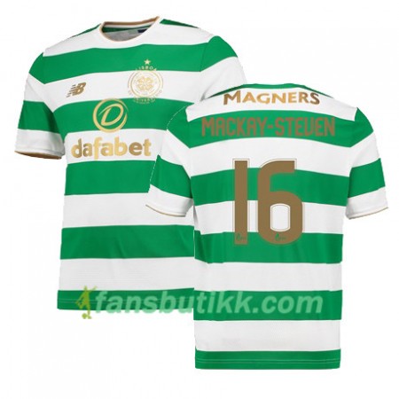 Fotballdrakt Celtic FC GARY MACKAY STEVEN Hjemmetrøye 2017-2018 Kortermet