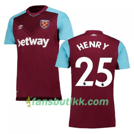 Fotballdrakt West Ham United HENRY Hjemmetrøye 2017-2018 Kortermet